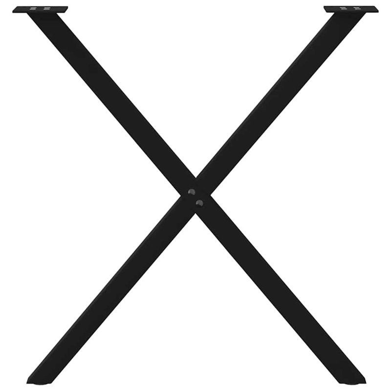 Table Leg, 73cm H x 70cm W x 73cm D, Black