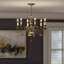 Baddesley 6 - Light Candle Style Chandelier