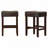 26.75" Backless Leather Counter Height Barstool