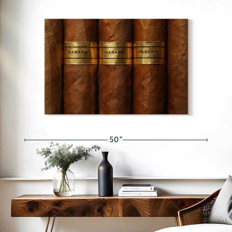 Cigares Senne Habana Cuba, H 26 po x l 39 po