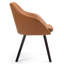 Chaise de salle à manger rembourrée Carlana