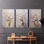 Floral Study Series CXV - Ensemble de toiles tendues avec châssis Premium - Prêt à être accroché-439730694