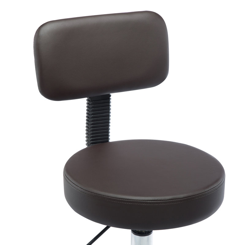 Fauteuil de bureau à hauteur réglable Ivery, fauteuil de bureau en similicuir, fauteuil à genoux avec repose-pieds