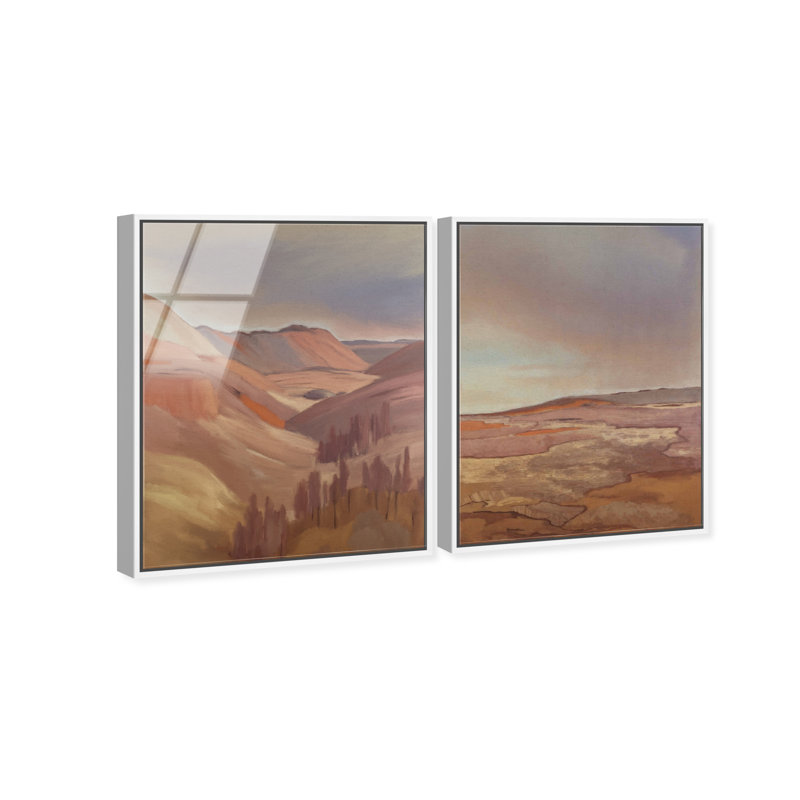 Collected Views Set High-Gloss Acrylic Glass Wall Art Landscape & Nature Print by Oliver Gal, Ready to Hang, 16 x 20