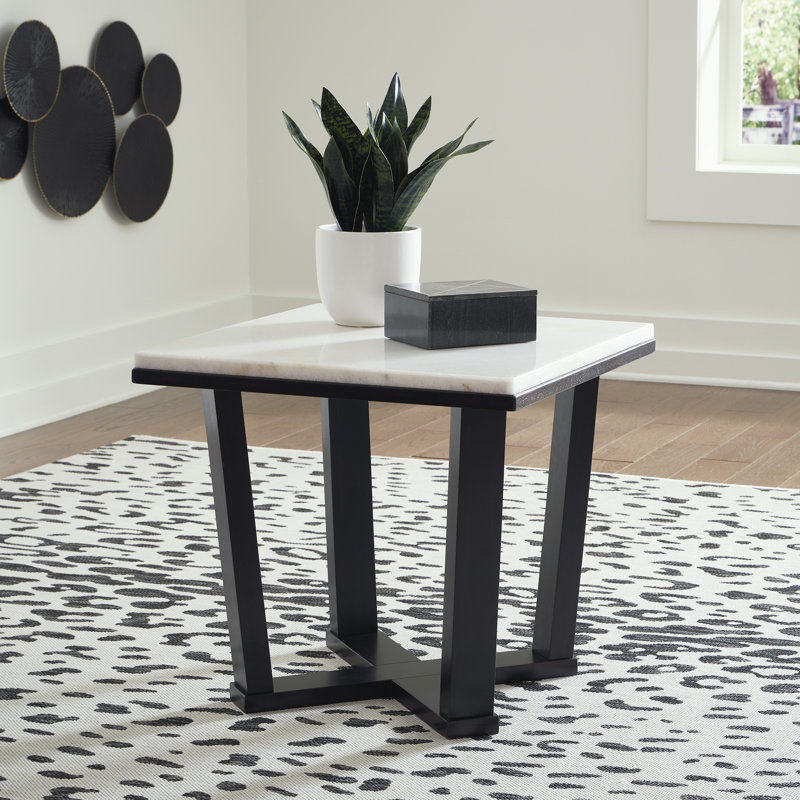 Marble Top End Table