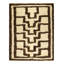 One-of-a-Kind 4'2”x5' Hand Knotted Area Rug