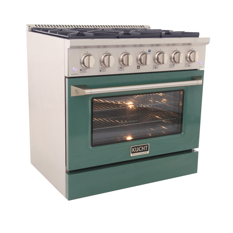 36" 5.2 Cu. Ft. Freestanding Gas, Green, Liquid Propane