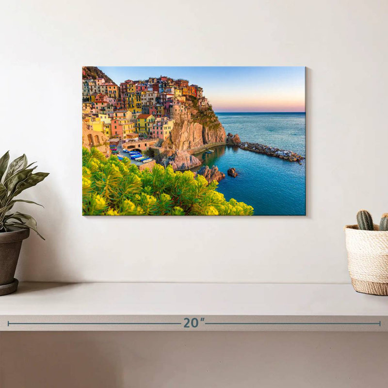 Alvord Seaside Cinque Terre, H 8 po x l 12 po
