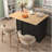 Kitchen Island With Drop Leaf, Kitchen Storage Cart With 3 Tier Pull Out Cabinet Organizer, Internal Storage Rack, Rolling Kitchen Cart On Wheels With Towel Rack, 2 Drawers, For Kitchen-1262364457