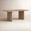 Soleil 74 in. W Rectangular Wood Panel Dining Table-2017435751