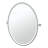 Glam Framed Oval Mirror | Wall Mount Pivoting and Beveled Bathroom Vanity Mirror-98117567-19226009