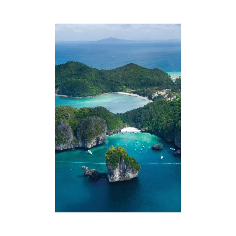 The Phi Phi Islands II by Jaxon Roberts - Wrapped Canvas Print, 30.48cm H x 20.32cm W x 1.905cm D