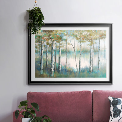 Aspen Lake, reproduction d'art encadrée sur papier