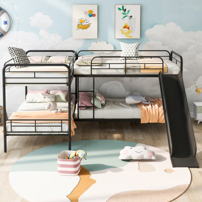 Branyan Kids Twin Bunk Bed