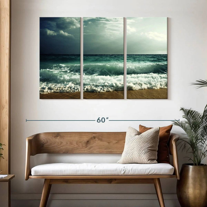 Gillard Dusky Ocean Wave, 32" H x 50" W