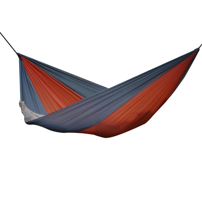 Lucia Double Camping Hammock, Grey / Orange, Double