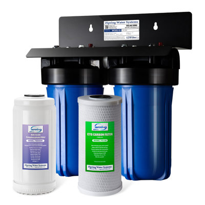 Système de filtration d'eau à 2 étages pour toute la maison