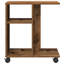 Engineered Wood Compact Lightweight Side Table-2054396032