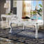 Table de bout Bone White avec pied à griffes, élégante et polyvalente pour une décoration moderne et fonctionnelle.