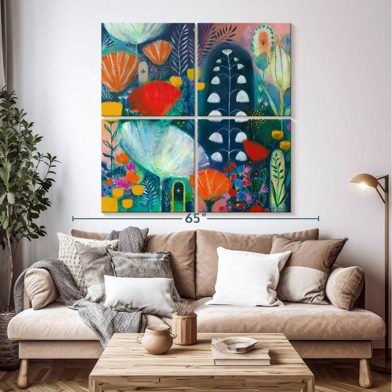 Nuit Blanche, 50" H x 50" W