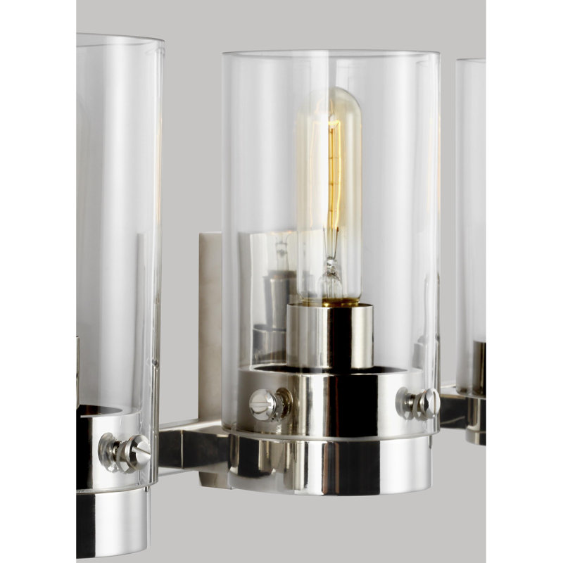 Canndale 4 - Light Dimmable Vanity Light, Polished Nickel