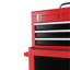 Coffre à outils à 3 tiroirs avec roulettes, grande armoire de rangement, tablette réglable et système de verrouillage sécuritaire pour le garage et l'entrepôt