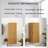 30" H Wall-Mounted Floating Bathroom Vanity Side Cabinet With A Door And A Shelf-1077775596