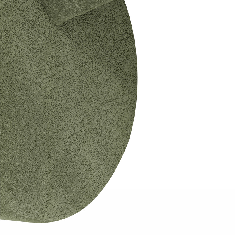Canapé modulaire courbé de 116 po, 3, Vert