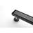 30 Inches Linear Shower Drain With Removable Cover, 304 Stainless Shower Drain  Included Hair Strainer And Leveling Feet, Flange