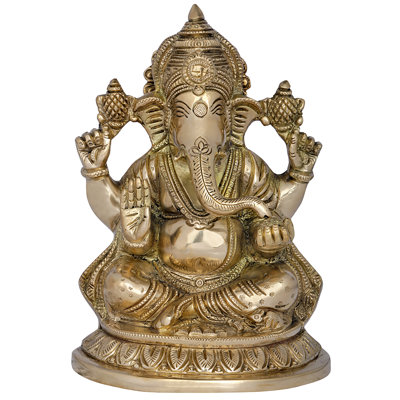 Figurine Chathanghuja Ashirwad Ganesha