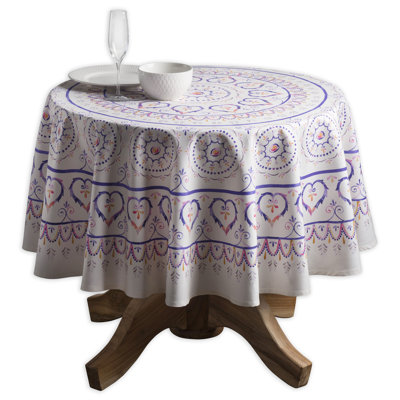 100% Cotton Round Tablecloth