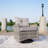 Wayden Swivel Wicker Outdoor Lounge Chair