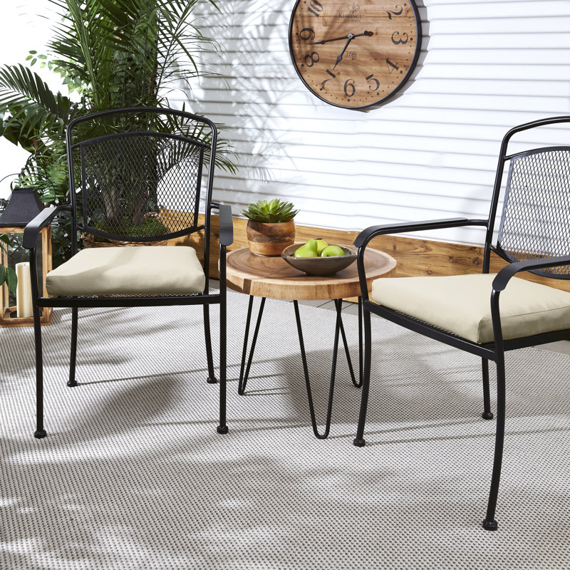 Outdoor 2.5'' Dining Chair Back Cushion, Fresco Natural