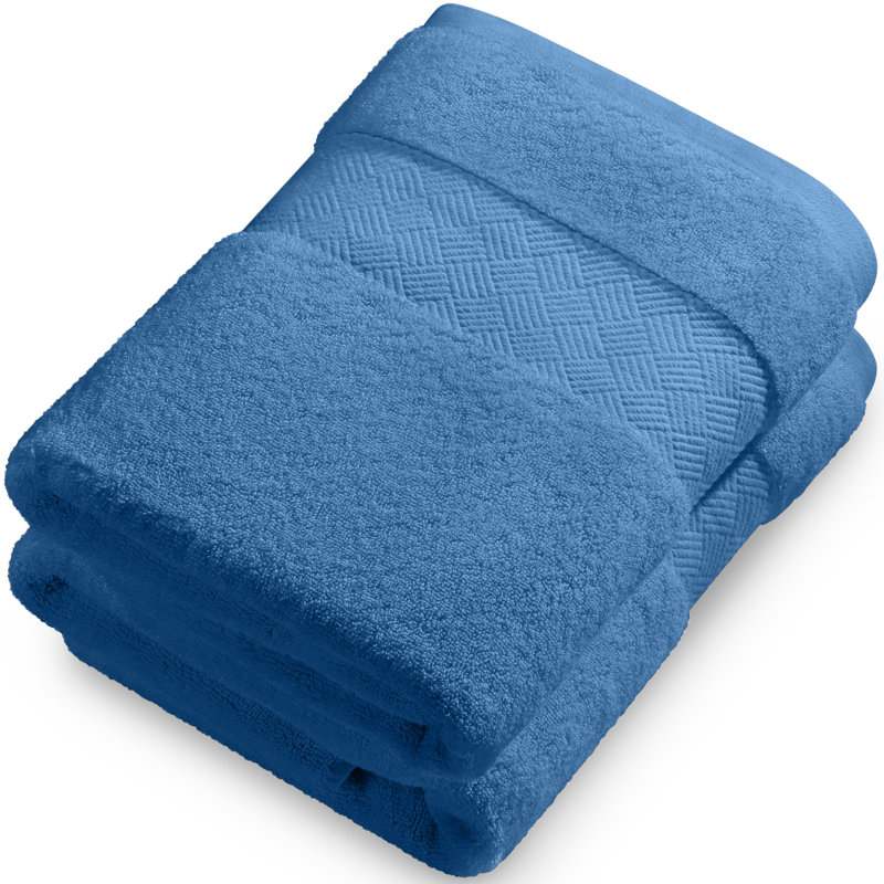 Cotton Bath Towel, Blue