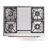 ILVE Nostalgie II Series 36 inch Dual Fuel Range with 6 Burners, Griddle (Glass Door)-98168273-124968149