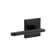 Viaggio Quadrato Rosette Privacy With Brezza Lever In Titanium Grey