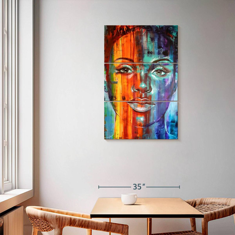 Leisha Sibongile, 57" H x 36" W