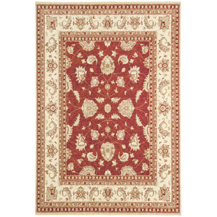 Ferrero Wool Red/Beige Area Rug