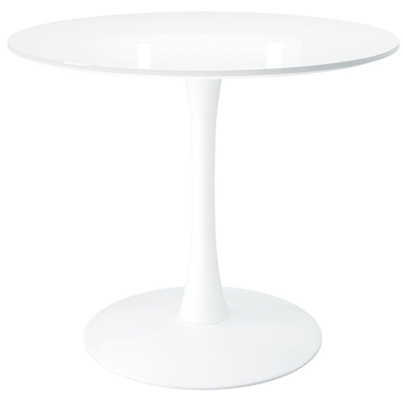 Table à piédestal 36 po Modholic, H 30 po x L 36 po x l 36 po