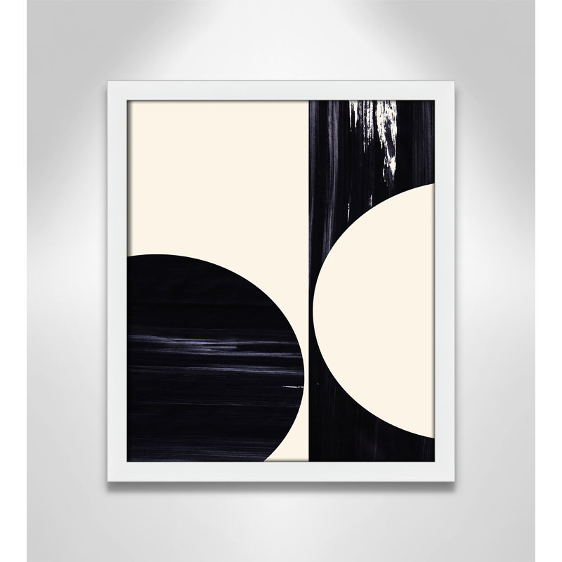 «Opposite», impression encadrée, Papier blanc satiné, H 15 po x l 13 po x P 0,75 po