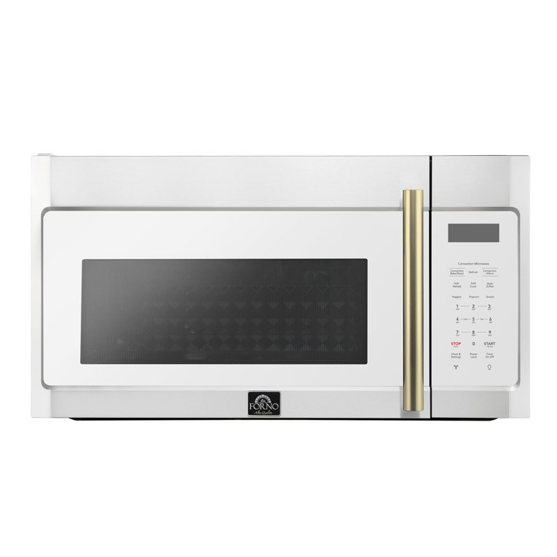Micro-onde à convection de 30 po Forno Fornace, blanc - 1,5 pi³, évent 300 CFM