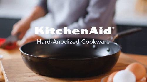 KitchenAid Onyx Black Hard-Anodized Nonstick Cookware Set 10 pc 1 ea