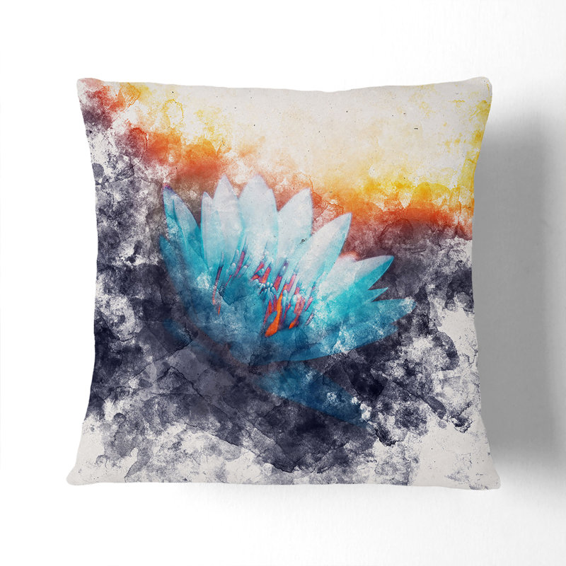 Square Throw Cushion, 40cm H x 40cm W x 15cm D, Black