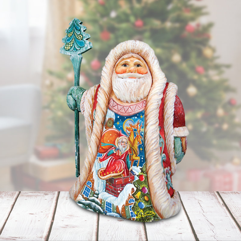 Collection de derevo santa figurine toit Fifield