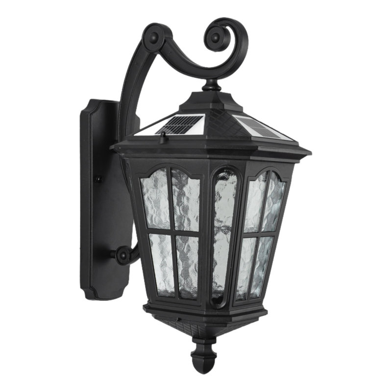 Lampadaire de balcon extérieur noir imperméable
