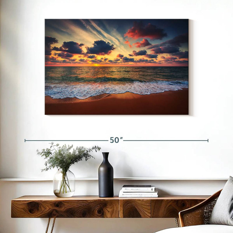 Gillard Summer Sunset Sky, H 26 po x l 39 po