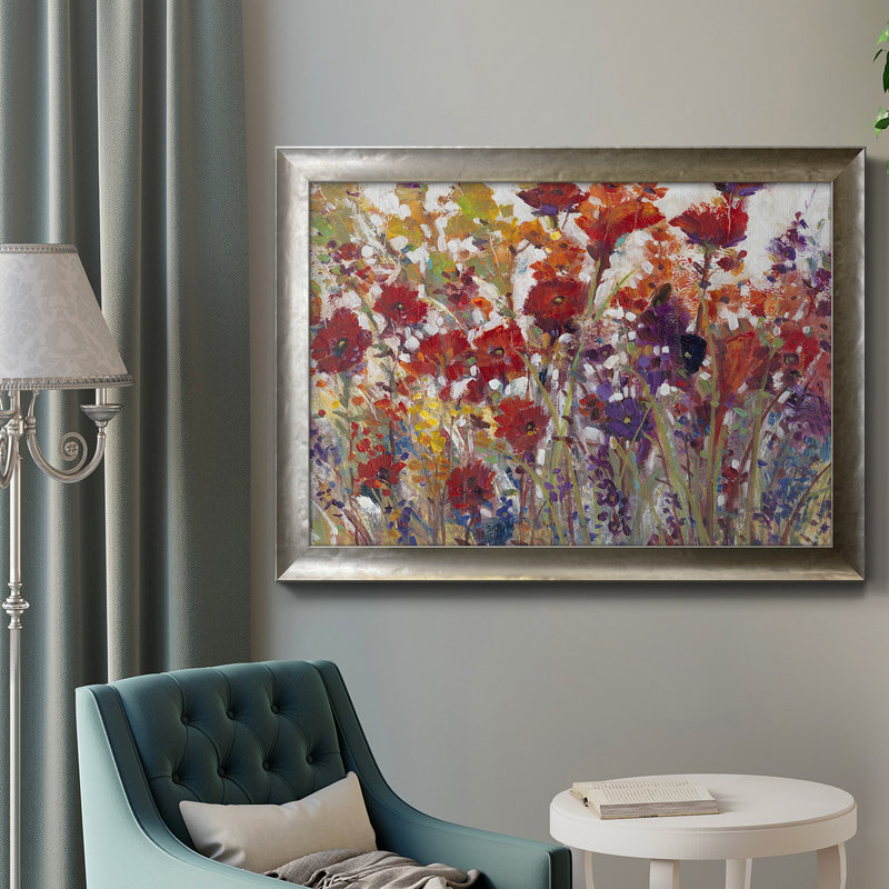 Variété de fleurs I - reproduction d'art sur toile, H 18 po x l 27 po x P 2,5 po