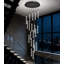 Lustre 20 lumières à DEL en cristal-286911871