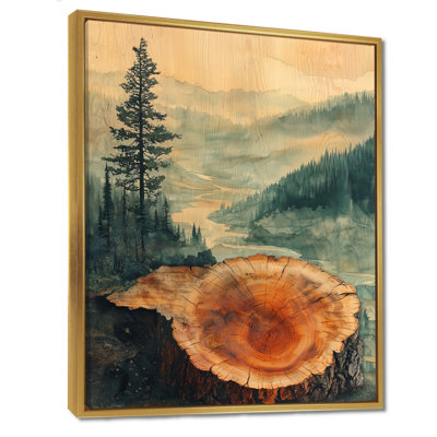 «Germon Emerald River Into The Birtchwood Forest III», reproduction sur toile