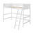 Solid Wood Twin Size Loft Bed With Ladder-372904769